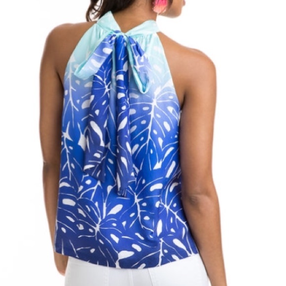 Vineyard Vines Tops - NEW Vineyard Vines Monstera Tie Back Bow Top 16